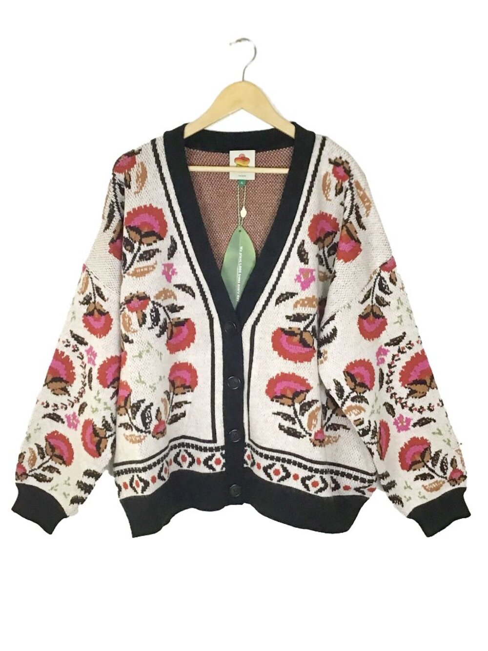 FARM RIO Sand Palms Paradise Knit Cardigan - Picture 3 of 12